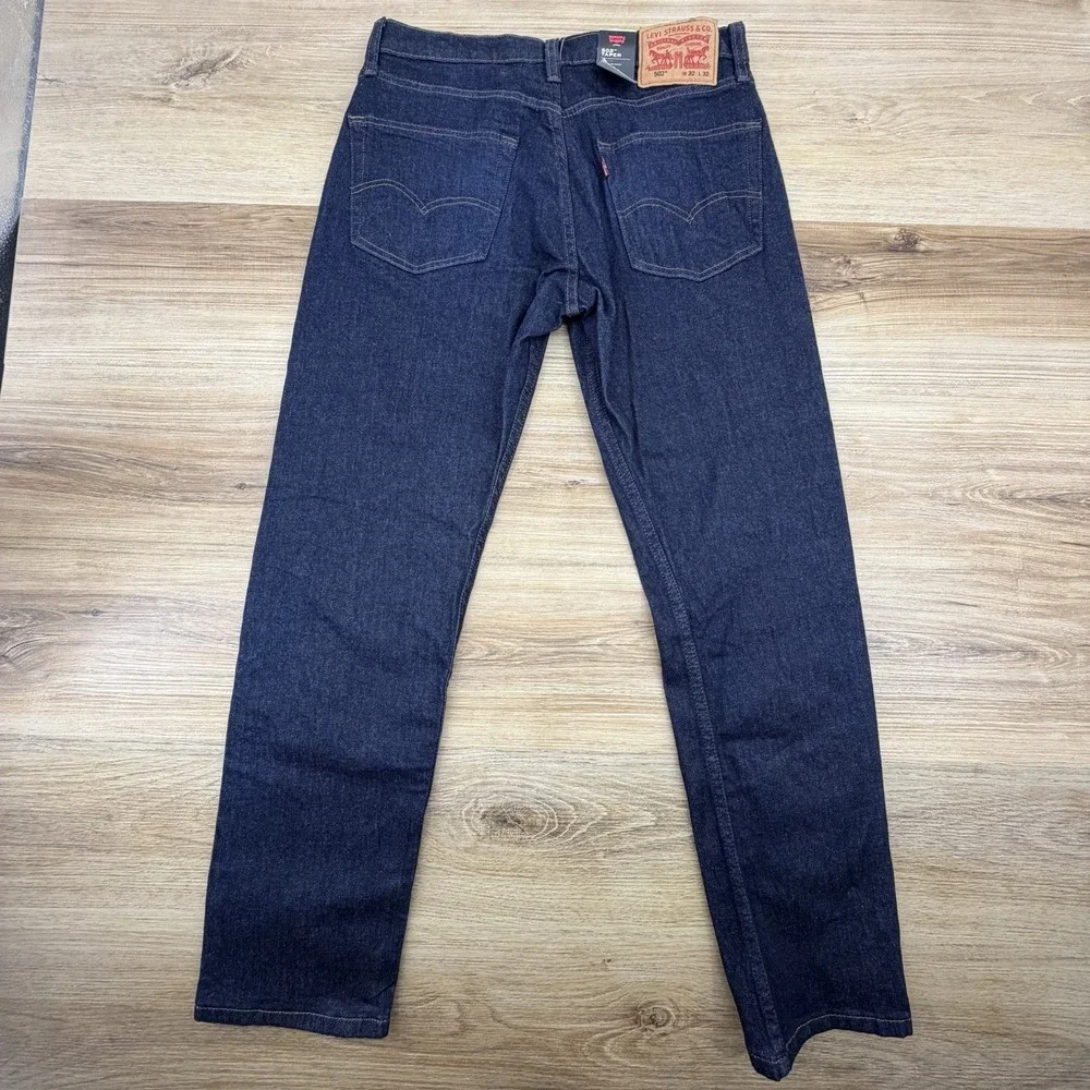 NWT Men's Levi's 502 Taper Stretch Dark Blue Jeans Size 32